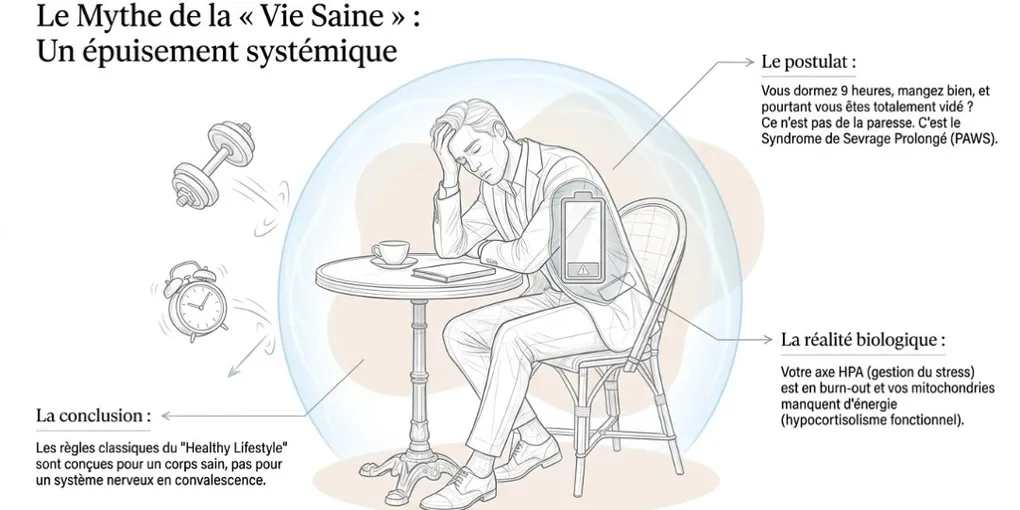 Le mythe de la "vie saine" : Pourquoi le sport et les multivitamines échouent face au syndrome de sevrage (et comment l'ia le résout) - PAWS ML AI System