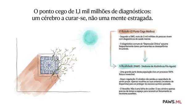 1 bilhão de diagnósticos: É depressão ou abstinência oculta? (PAWS) | PAWS ML AI System