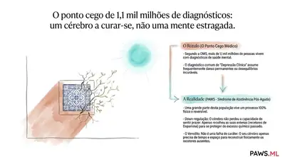 1 bilhão de diagnósticos: É depressão ou abstinência oculta? (PAWS) | PAWS ML AI System