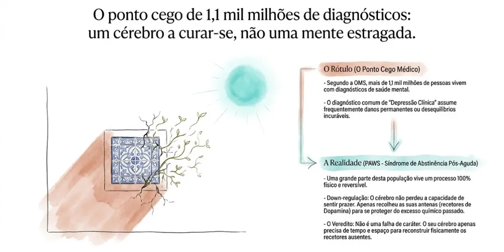 1 bilhão de diagnósticos: É depressão ou abstinência oculta? (PAWS) - PAWS ML AI System