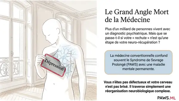 1 milliard de diagnostics : Dépression ou sevrage caché ? (PAWS) | PAWS ML AI System