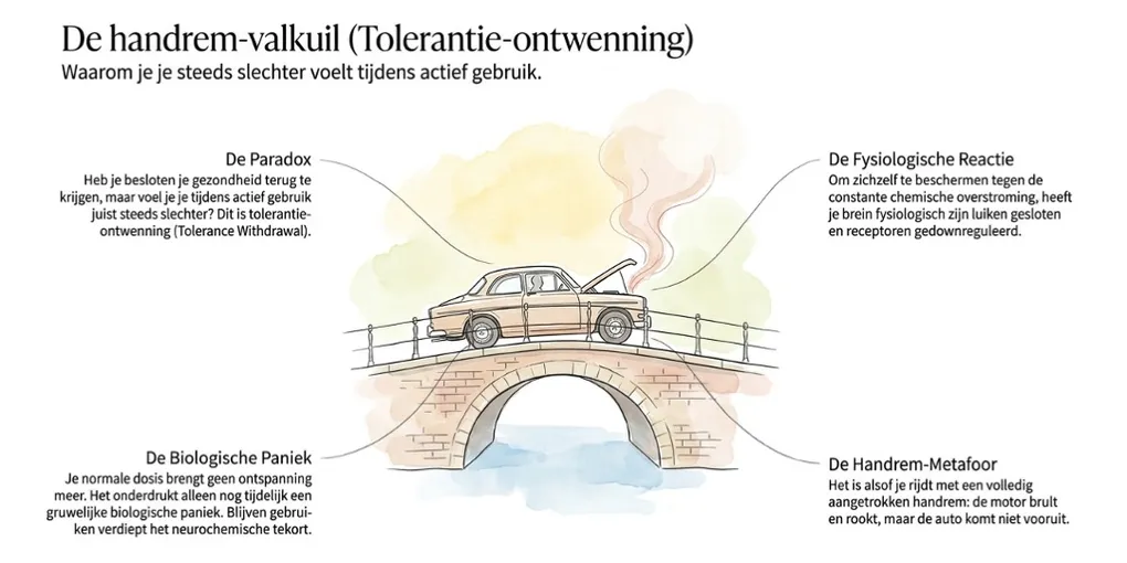Ontwenning voor het stoppen: Tolerantie, PAWS & hersenherstel - PAWS ML AI System