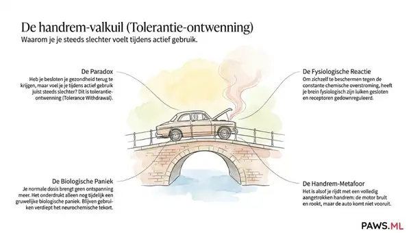 Ontwenning voor het stoppen: Tolerantie, PAWS & hersenherstel | PAWS ML AI System
