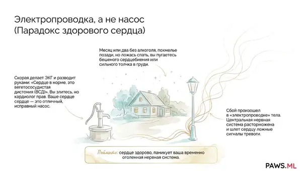 Тахикардия и экстрасистолы после отказа от алкоголя: Почему колотится сердце | PAWS ML AI System