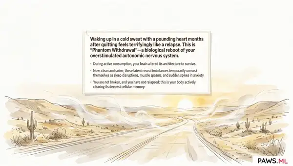 Phantom withdrawal & PAWS waves: How AI helps soothe the vagus nerve months after quitting | PAWS ML AI System
