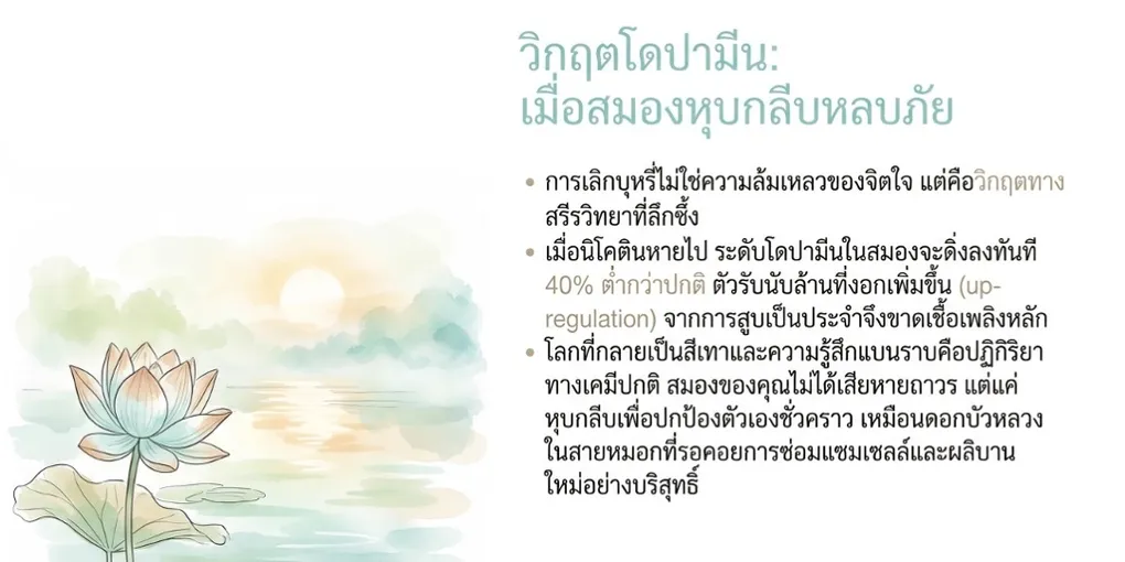 การแฮ็กระบบชีววิทยาเพื่อเอาชนะการเลิกบุหรี่: วิธีฟื้นฟูโดปามีนและเลิกบุหรี่ด้วย AI - PAWS ML AI System