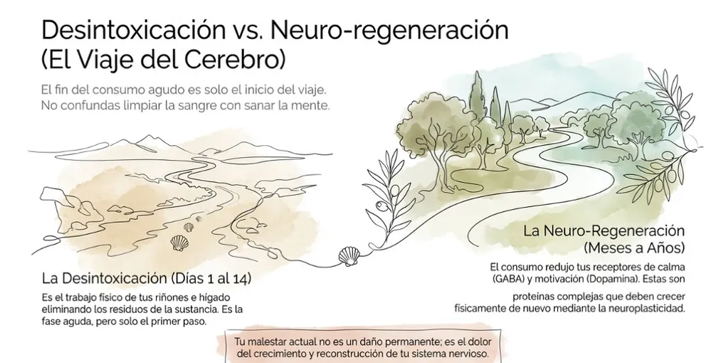 Síntomas de abstinencia prolongada: Cuánto duran y fases - PAWS ML AI System