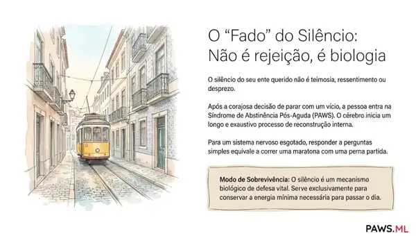 A parede de silêncio: por que as pessoas se afastam após parar com vício | PAWS ML AI System