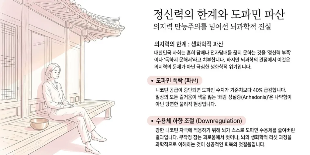 도파민 고갈 생체 해킹: 니코틴과 전자담배 금단 증상 - PAWS ML AI System