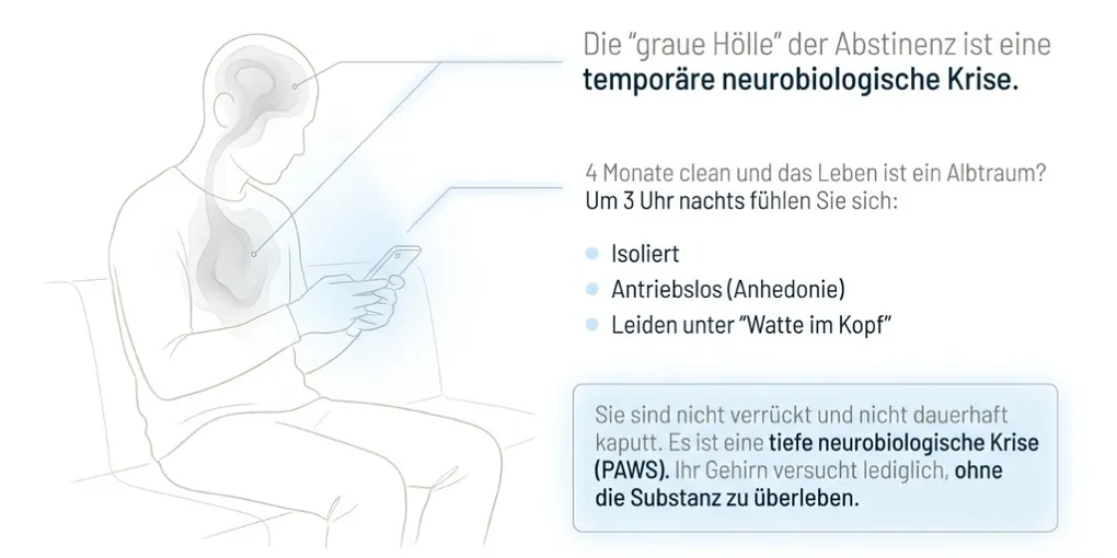 Die dauer des postakuten entzugssyndroms (PAWS): "Nüchtern, aber depressiv" – wann endet die graue hölle? - PAWS ML AI System