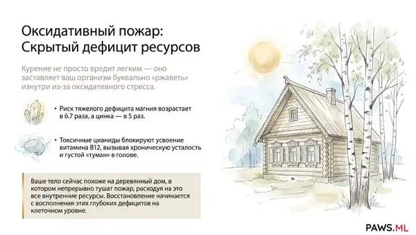 Как облегчить ломку при отказе от курения: Восстановление дофамина, добавки и ИИ | PAWS ML AI System