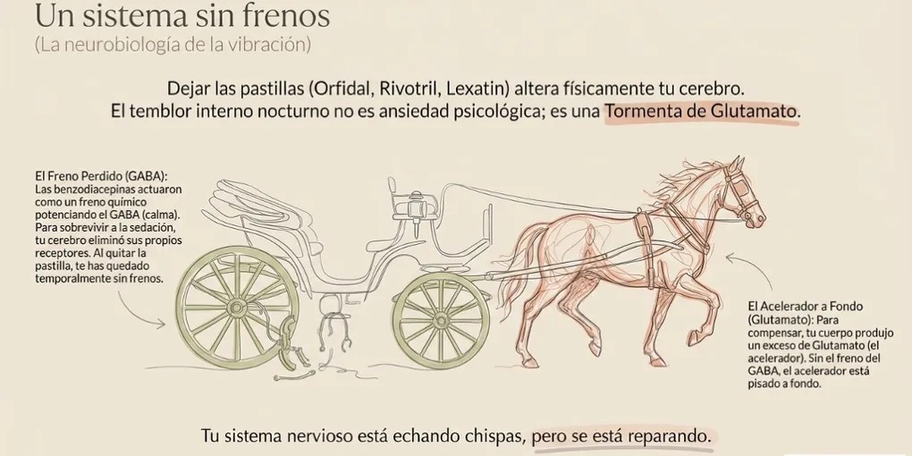 Temblores internos tras dejar benzodiacepinas (orfidal, rivotril) - PAWS ML AI System