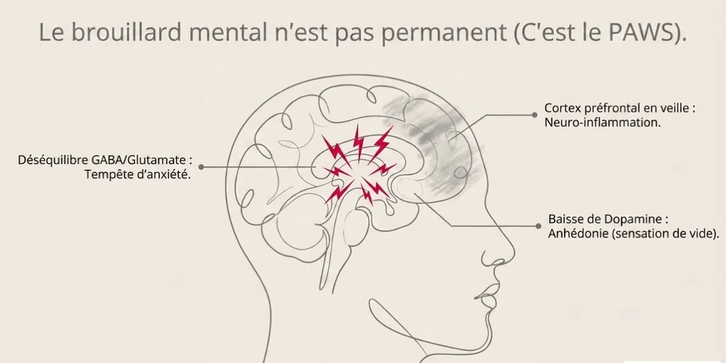 Cerveau après sevrage : Récupération, neuroplasticité et brouillard mental - PAWS ML AI System