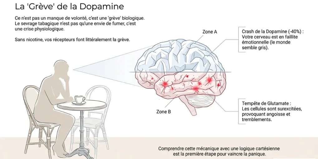 Comment soulager le sevrage tabagique : Dopamine, compléments et IA - PAWS ML AI System