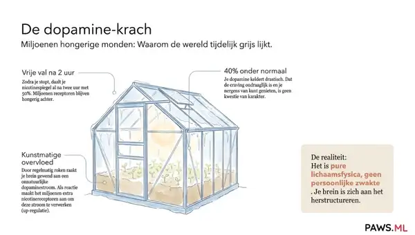 Biohacking van nicotine-ontwenning: Hoe je dopamine herstelt en stopt met AI | PAWS ML AI System