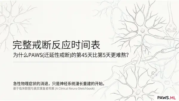 完整戒断反应时间表：为什么PAWS(迁延性戒断)的第45天比第5天更难熬？ | PAWS ML AI System