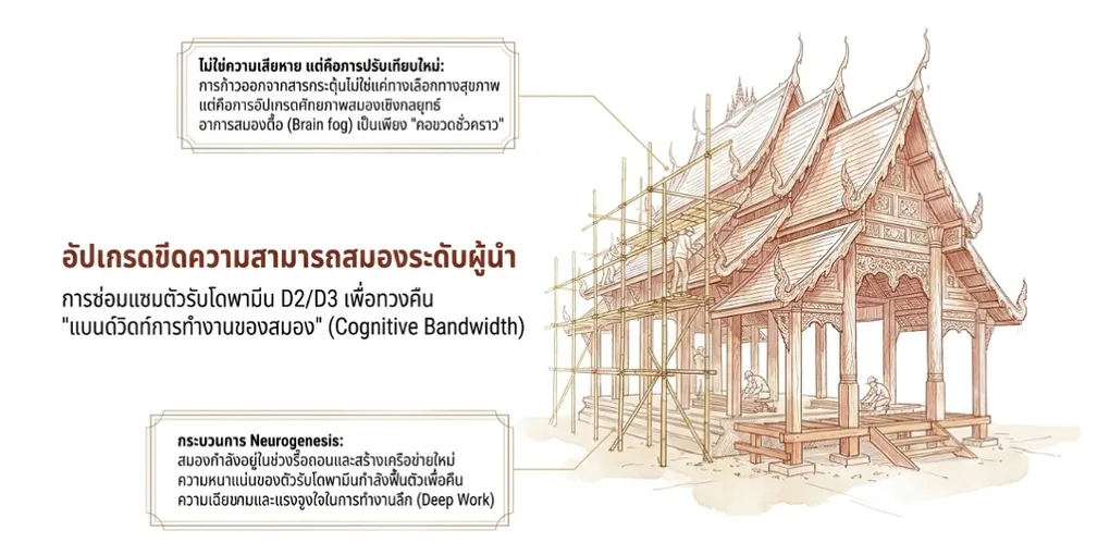 การเพิ่มประสิทธิภาพระบบประสาทสำหรับผู้บริหาร & การแฮ็กระบบชีววิทยาเพื่อการฟื้นฟู - PAWS ML AI System