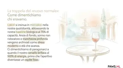 Perché potresti sentirti 'normale' mentre bevi—fino al momento in cui provi a smettere | PAWS ML AI System