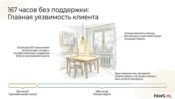 Цифровые инструменты aftercare для аддиктологов и терапевтов | PAWS.ML | PAWS ML AI System