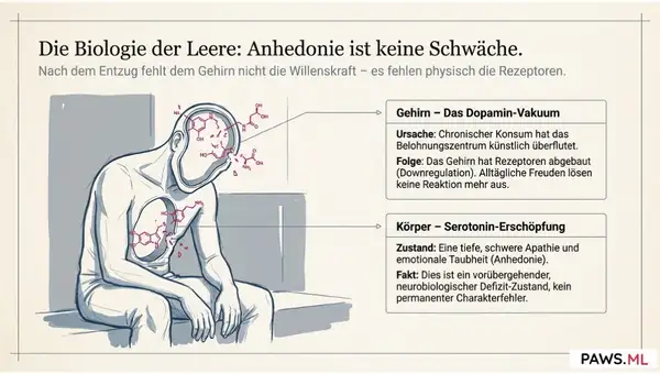 Depression nach dem entzug: Dauer, anhedonie & hilfe bei PAWS | PAWS ML AI System