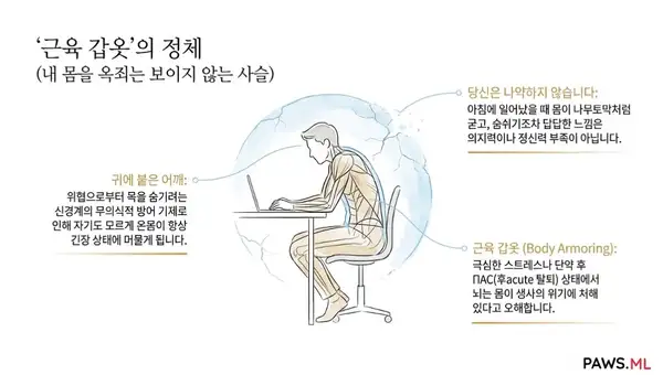 '나무토막'이 된 몸: 왜 '근육 갑옷'을 느끼며, 신경계가 어떻게 당신을 인질로 잡고 있는가 | PAWS ML AI System