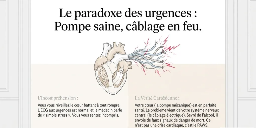 Palpitations & tachycardie après l'arrêt de l'alcool : Causes & solutions - PAWS ML AI System