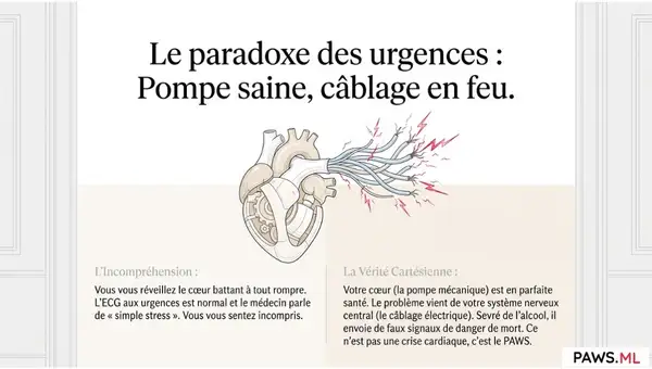Palpitations & tachycardie après l'arrêt de l'alcool : Causes & solutions | PAWS ML AI System