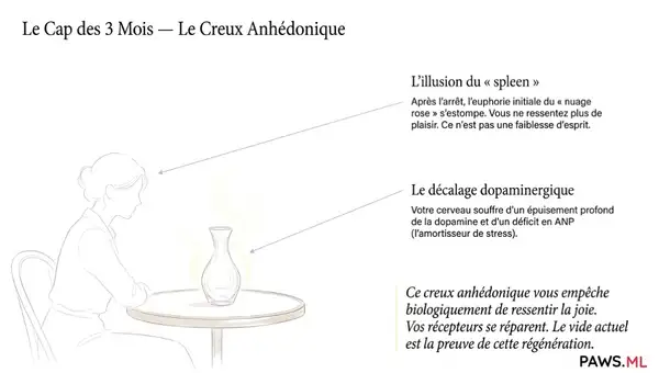 3, 6 ou 9 mois de sobriété : Pourquoi la dépression persiste ? | PAWS ML AI System