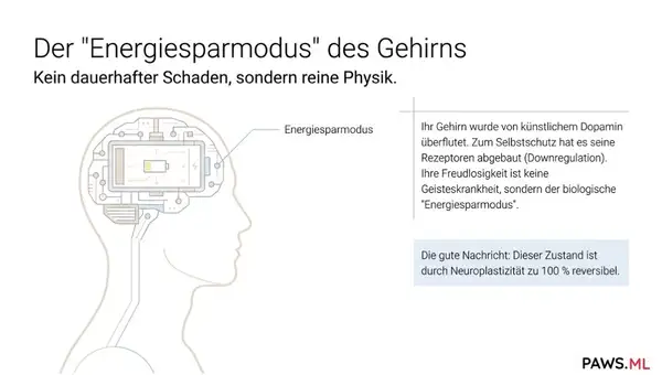 Dauerhafter gehirnschaden durch sucht? Wie sie dopamin-rezeptoren wiederherstellen | PAWS ML AI System