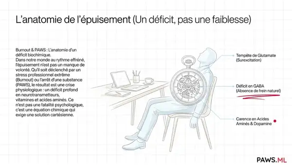 Micronutrition par IA : Comment l'intelligence artificielle multi-agents révolutionne la récupération du burnout et du syndrome de sevrage prolongé | PAWS ML AI System