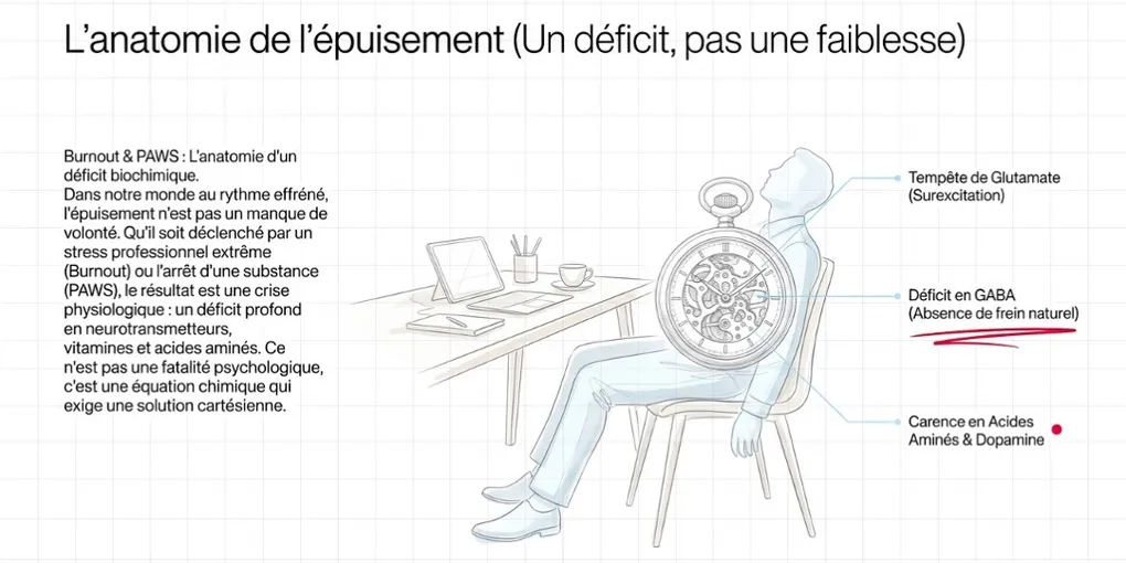 Micronutrition par IA : Comment l'intelligence artificielle multi-agents révolutionne la récupération du burnout et du syndrome de sevrage prolongé - PAWS ML AI System