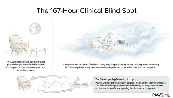 Digital aftercare tools for therapists & coaches | PAWS.ML | PAWS ML AI System