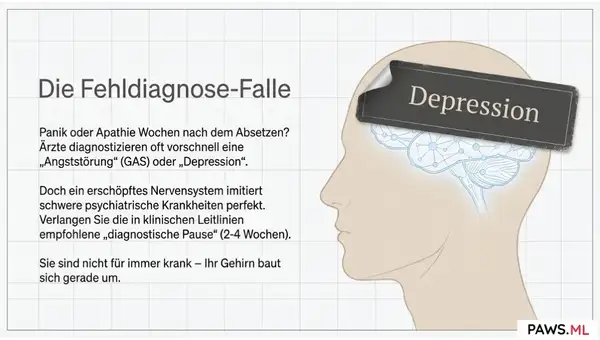 Ki-zweitmeinung: Wie ein multi-agenten-konsilium das entzugssyndrom (PAWS) von einer klinischen depression unterscheidet | PAWS ML AI System