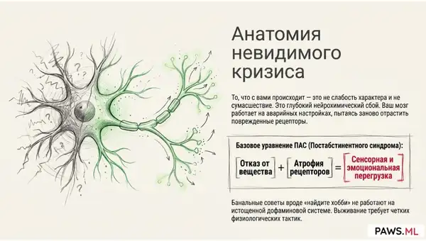 Как пережить постабстинентный синдром (ПАС): 7 стратегий, которые работают | PAWS ML AI System