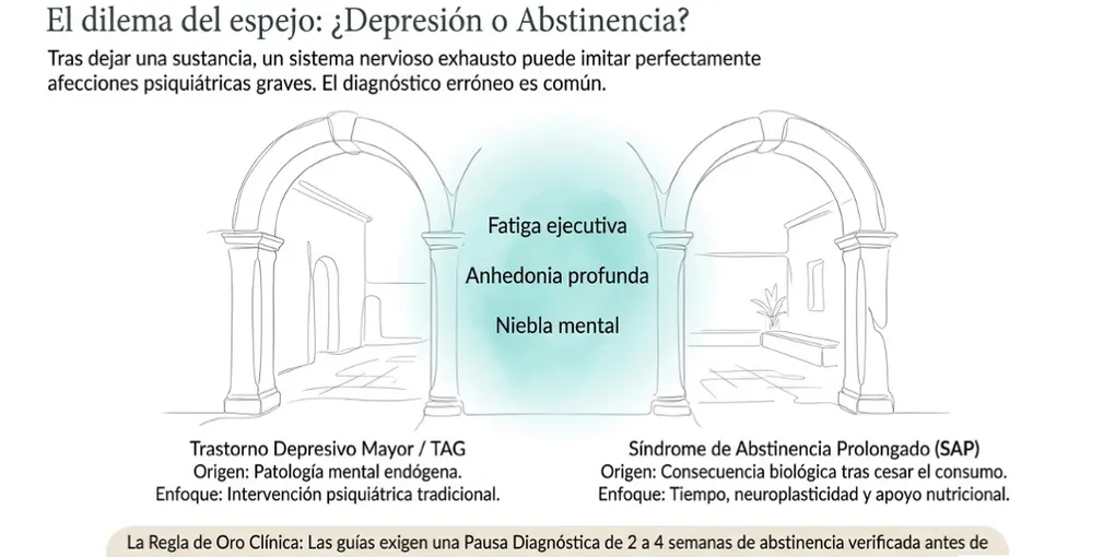 Segunda opinión con IA: Cómo un consejo multiagente distingue el síndrome de abstinencia prolongado (SAP) de la depresión clínica - PAWS ML AI System
