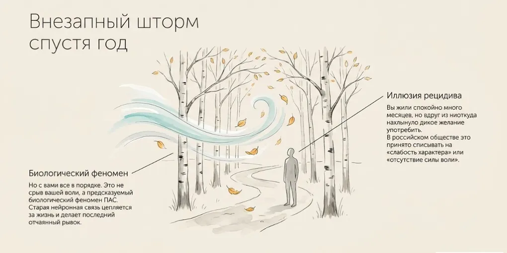 Внезапная тяга спустя год: Что такое «экстинкционный взрыв» и как ИИ помогает не сорваться - PAWS ML AI System