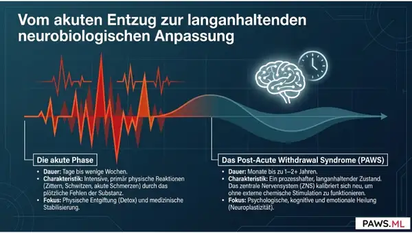 Postakutes entzugssyndrom (PAWS): Definition, geschichte und wissenschaftlicher status | PAWS ML AI System
