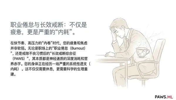 AI 精准养生：多智能体 AI 如何重塑“职业倦怠”与“长效戒断综合征”的恢复架构 | PAWS ML AI System