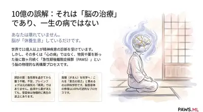 10億の診断:それはうつ病か、隠れた離脱症状か?(PAWS) | PAWS ML AI System