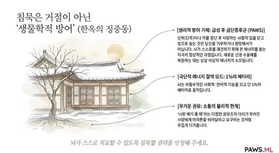 침묵의 벽: 단독 및 중독 중단 후 마음을 닫는 이유 | PAWS ML AI System