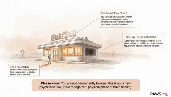 The PAWS timeline & the "gray hell" of sobriety: When does it end? | PAWS ML AI System
