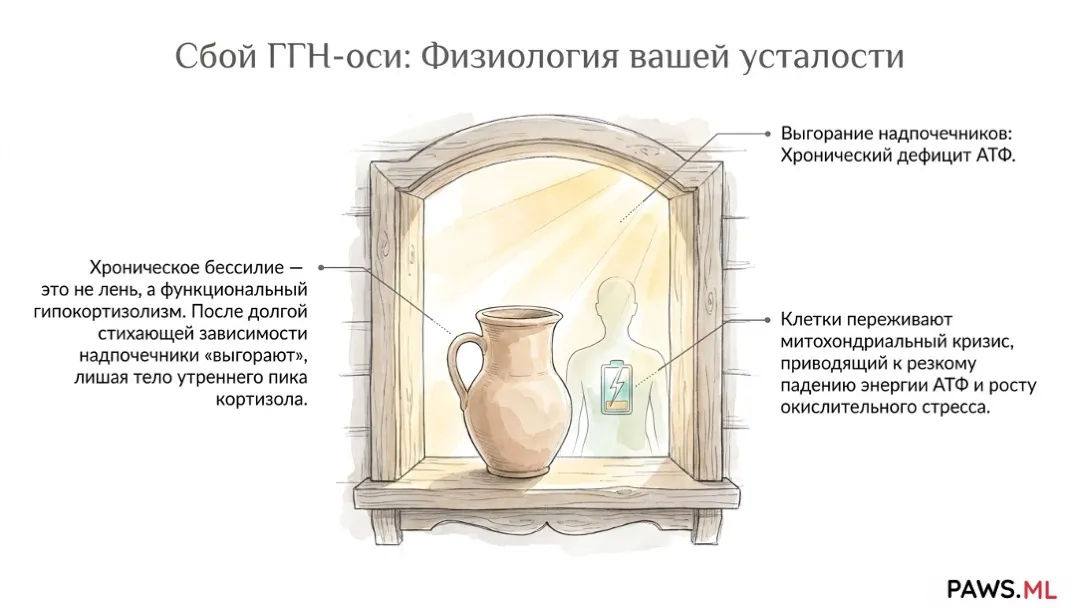 Миф о ЗОЖ: Усталость надпочечников при ПАВС и ИИ-биохакинг | PAWS.ML