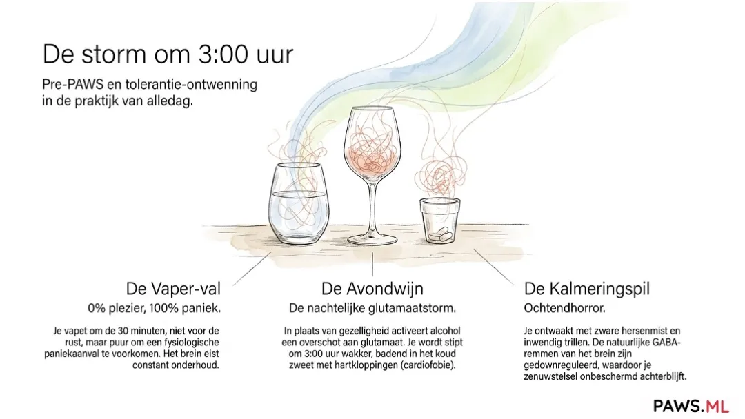 Ontwenning voor het stoppen: Tolerantie, PAWS & hersenherstel | PAWS.ML