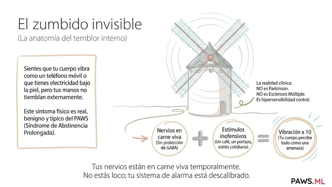 Temblores internos tras dejar benzodiacepinas (orfidal, rivotril) | PAWS.ML