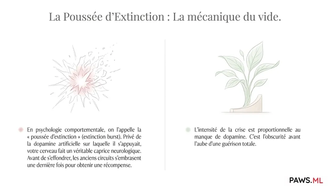 Craving soudain après un an : La « bouffée d'extinction » et comment l'ia aide à surfer sur l'envie | PAWS.ML