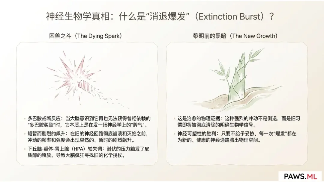 戒除一年后突然的复吸冲动:什么是“消退爆发”?AI如何帮你“冲动冲浪” | PAWS.ML