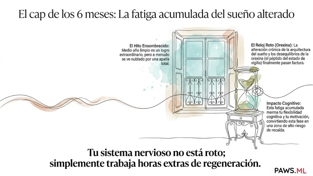 3, 6 o 9 meses sobrio: ¿Por qué sigue la depresión? | PAWS.ML