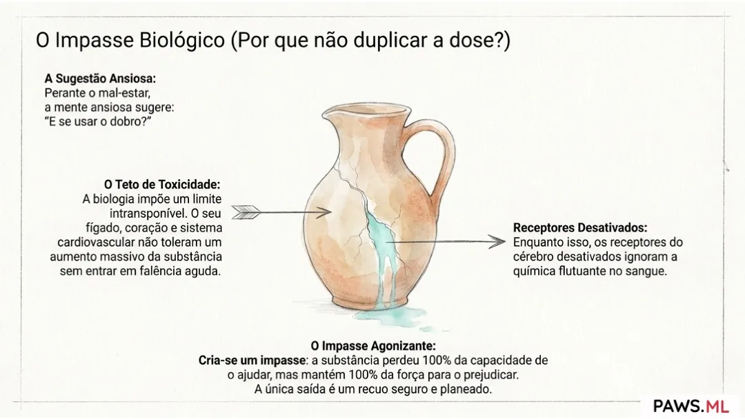 Abstinência antes de parar: Tolerância, PAWS e recuperação cerebral | PAWS.ML