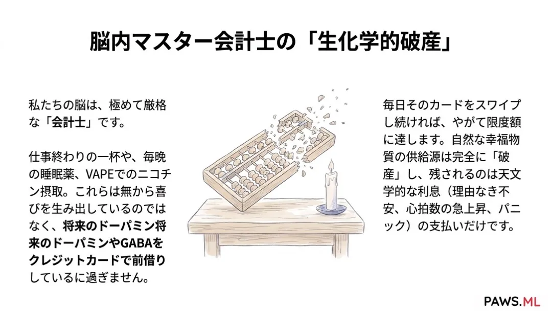 やめる前の離脱:耐性、PAWS、そして脳の回復 | PAWS.ML