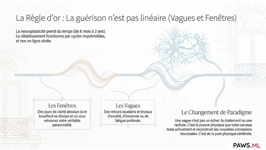 La durée du syndrome de sevrage prolongé (PAWS) et l'enfer gris de la sobriété | PAWS.ML